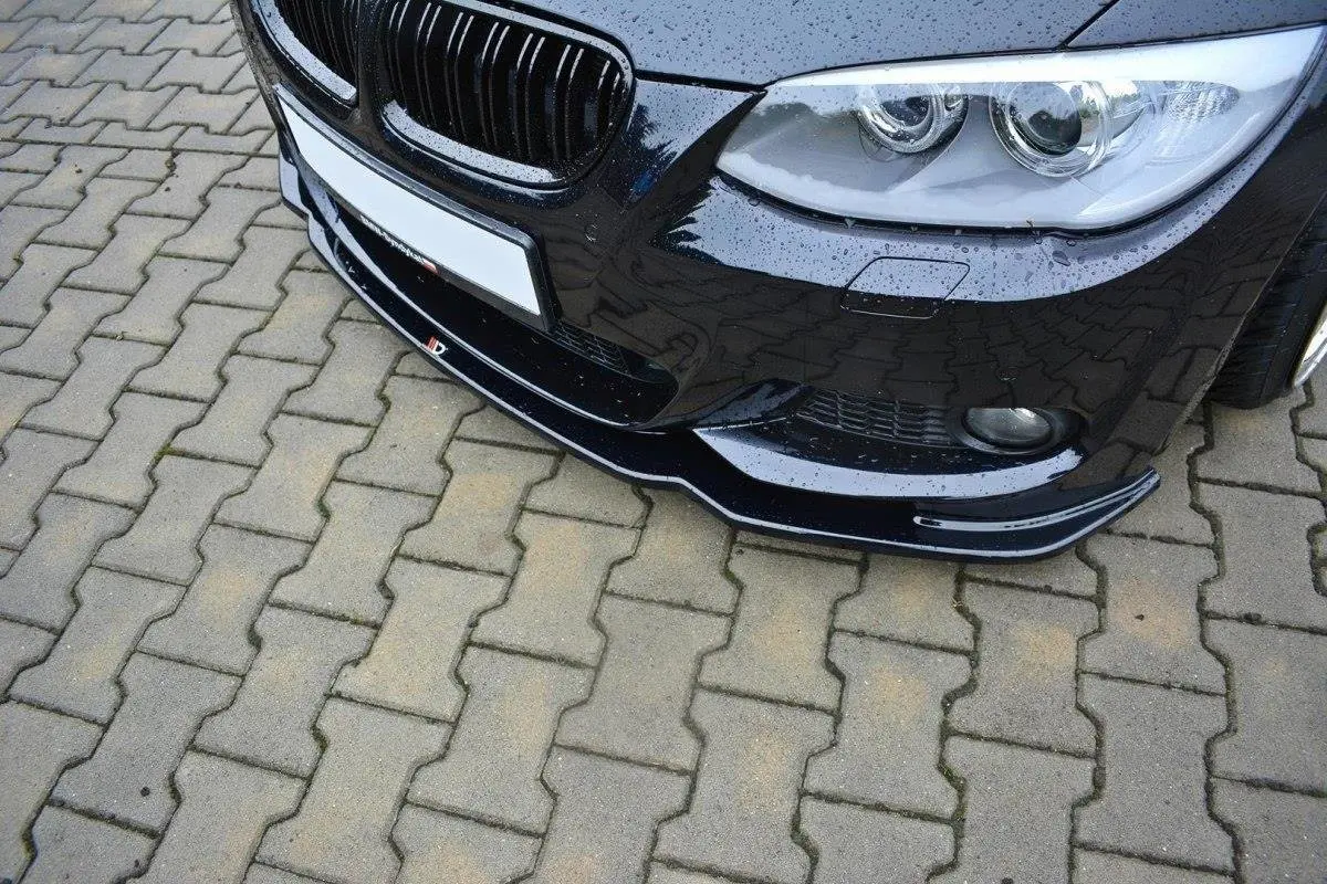 Frontspoiler BMW 3 (E92) Coupe M-Pakke Facelift 2010-2013 | V.2 Glossy Black Edition – bilde 4