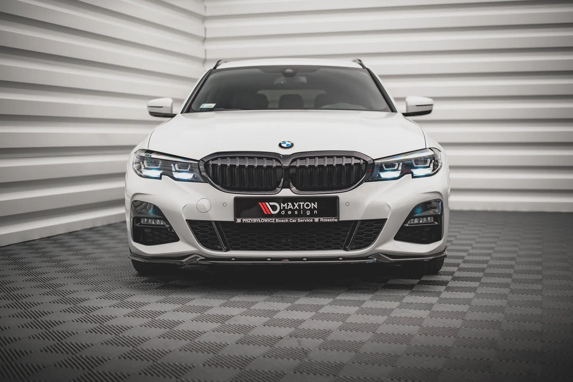 Frontspoiler BMW 3 (G20/ G21) M-Pakke 2018 - 2022  |  V.4 Glossy Black Edition – bilde 3