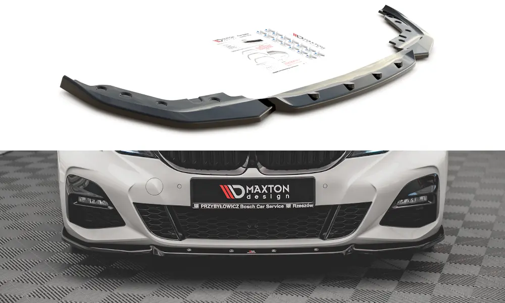 Frontspoiler BMW 3 (G20/ G21) M-Pakke 2018 - 2022  |  V.5 Glossy Black Edition – bilde 2