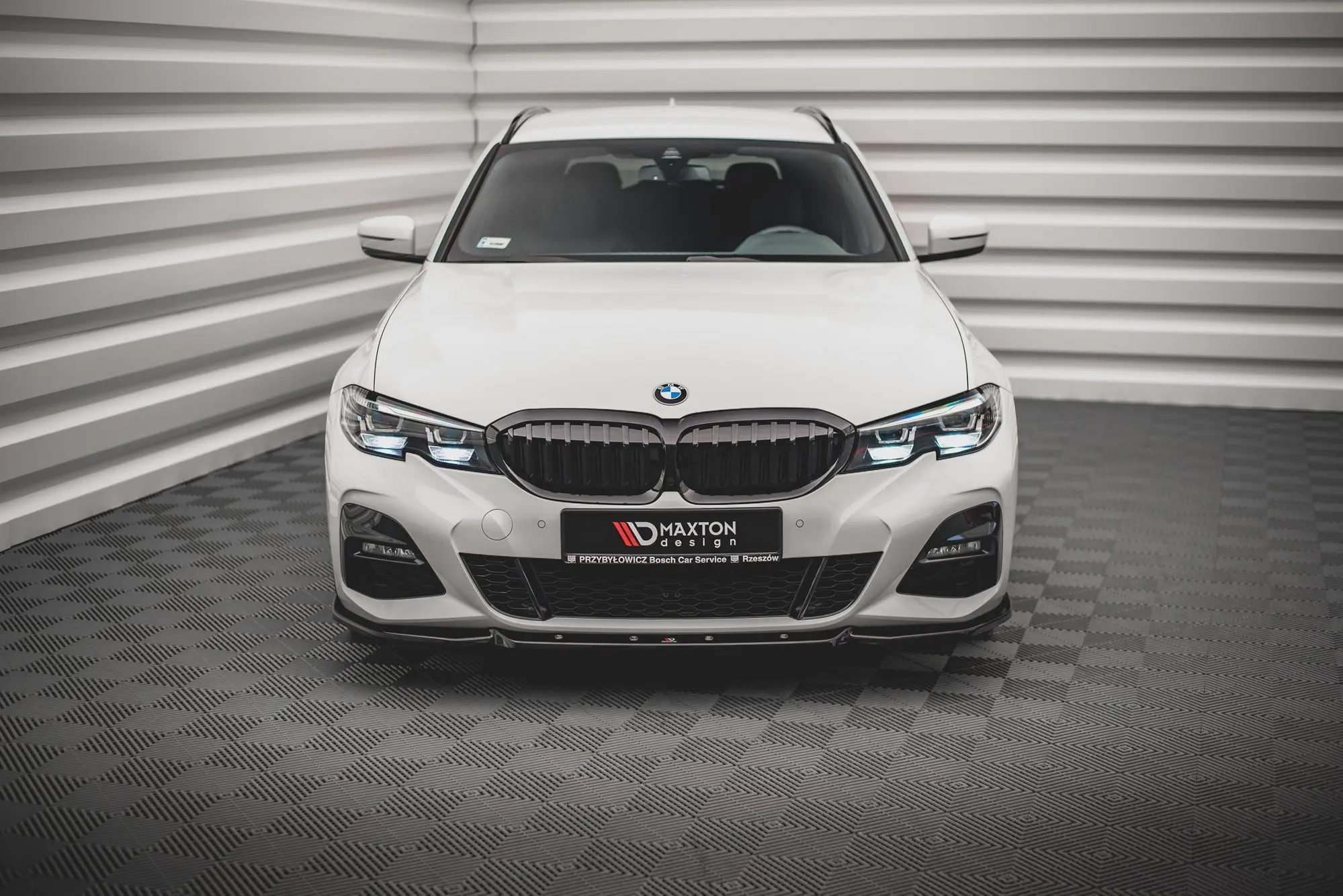 Frontspoiler BMW 3 (G20/ G21) M-Pakke 2018 - 2022  |  V.5 Glossy Black Edition – bilde 3