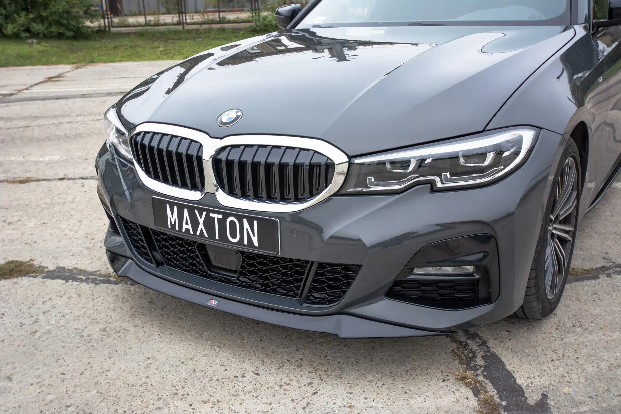 Frontspoiler BMW 3 (G20 / G21) M-Pakke 2019 - 2022 | V.1 Glossy Black Edition – bilde 2