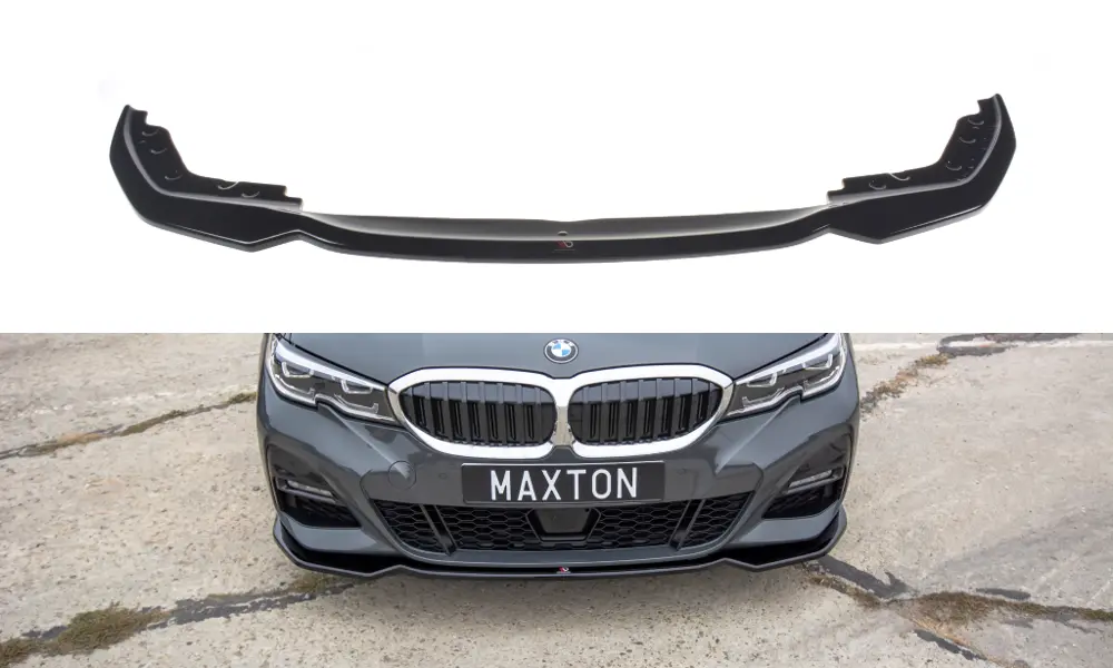 Frontspoiler BMW 3 (G20/ G21) M-Pakke 2019 - 2022  |  V.2 Glossy Black Edition – bilde 2