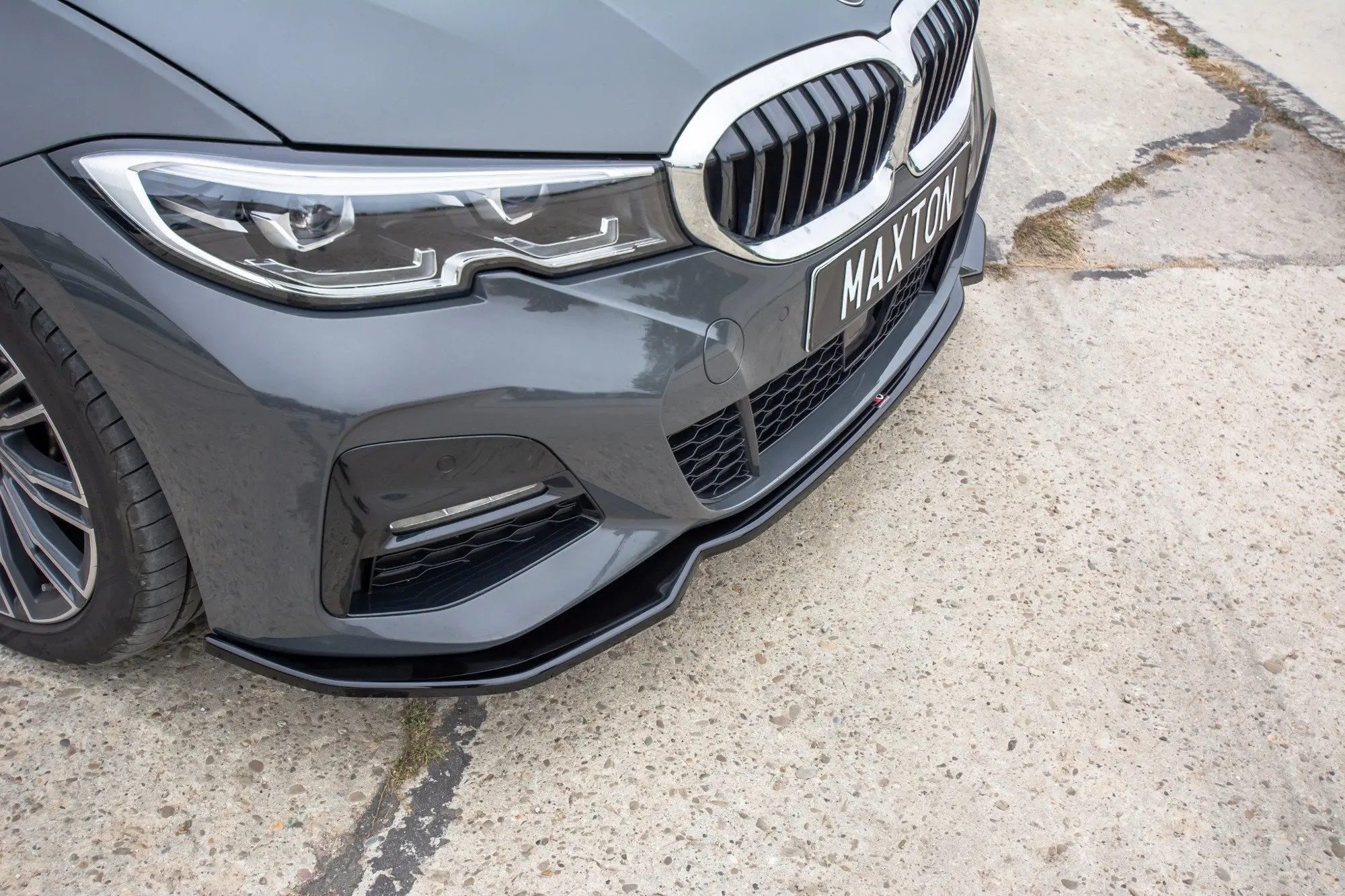 Frontspoiler BMW 3 (G20/ G21) M-Pakke 2019 - 2022  |  V.2 Glossy Black Edition – bilde 3