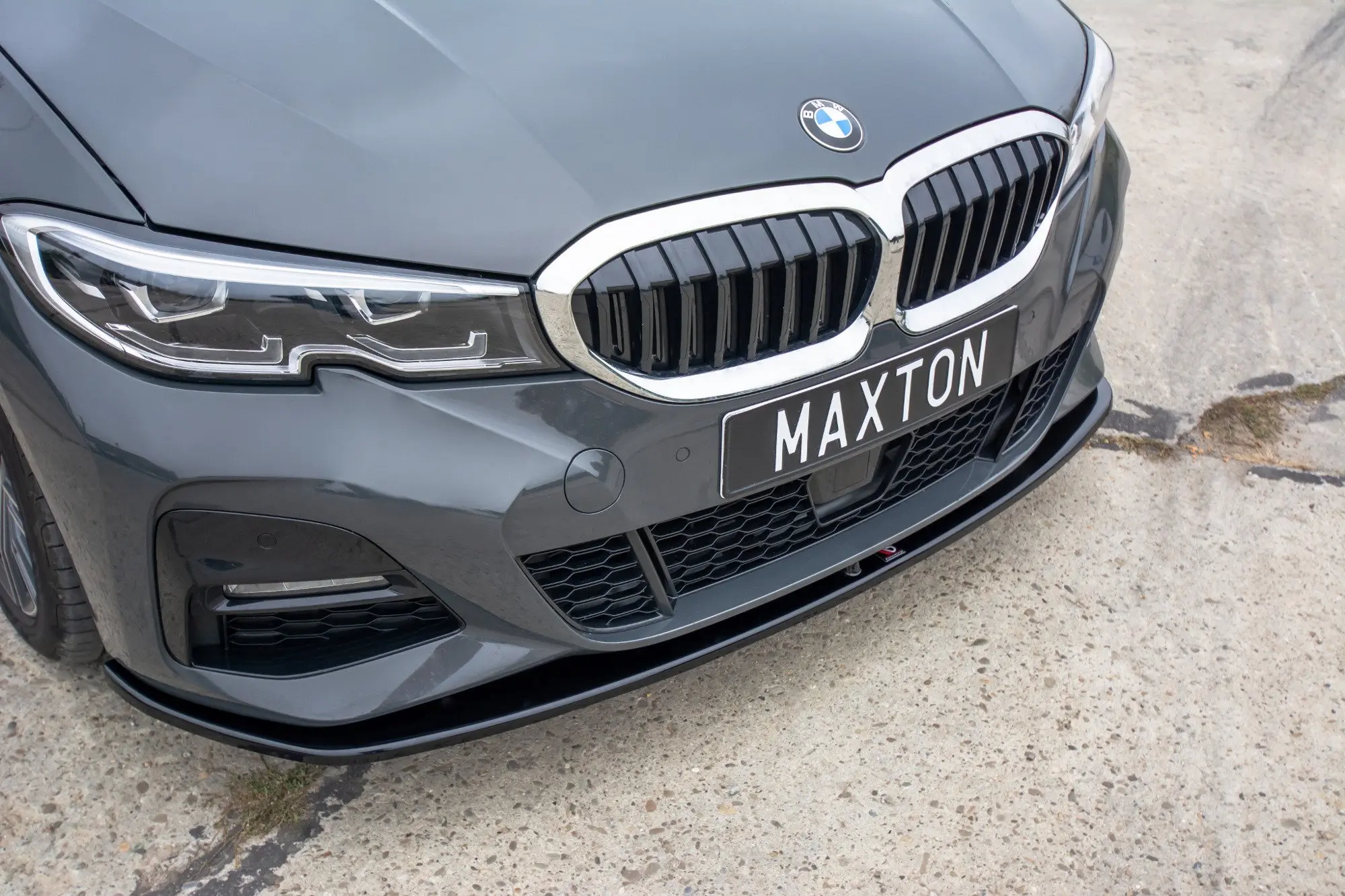 Frontspoiler BMW 3 (G20/ G21) M-Pakke 2019 - 2022  |  V.3 Glossy Black Edition – bilde 3