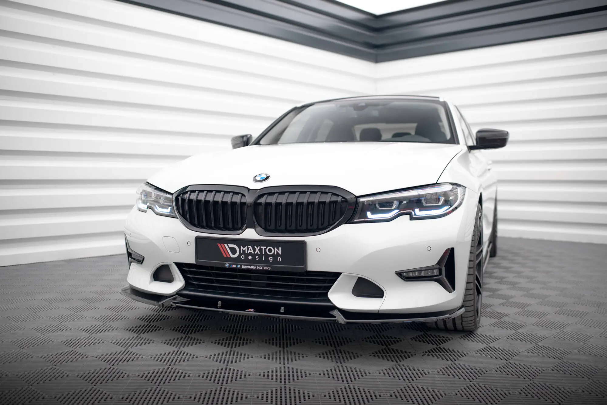 Frontspoiler BMW 3 (G20 / G21) Sport Line 2018 - 2022 | V.1 Glossy Black Edition – bilde 3