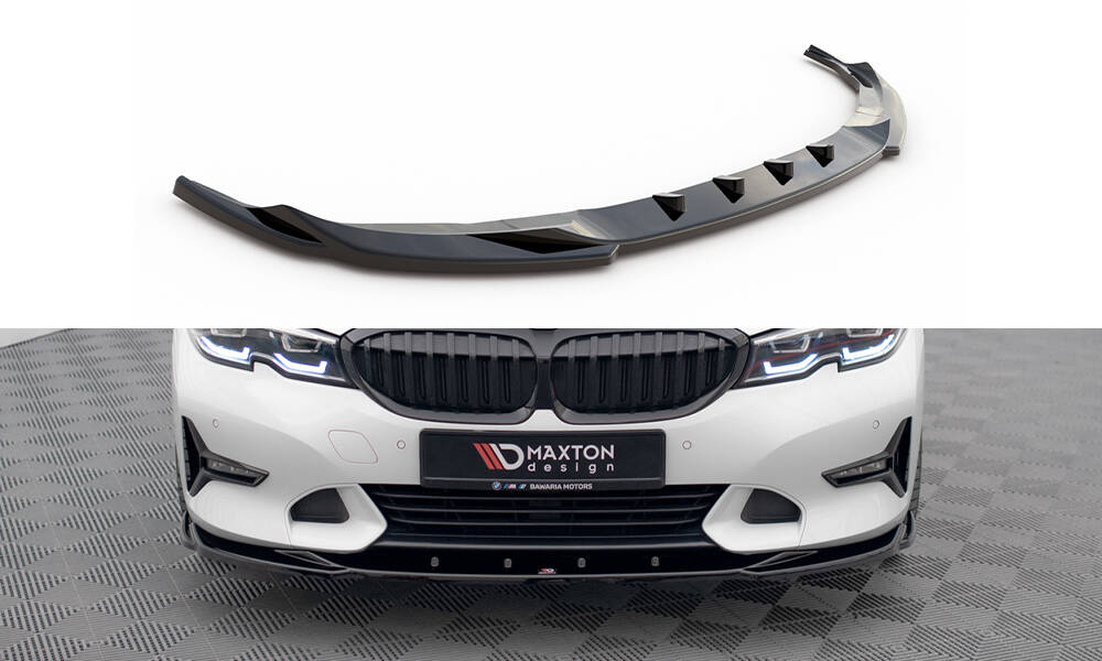 Frontspoiler BMW 3 (G20 / G21) Sport Line 2018 - 2022 | V.2 Glossy Black Edition – bilde 2