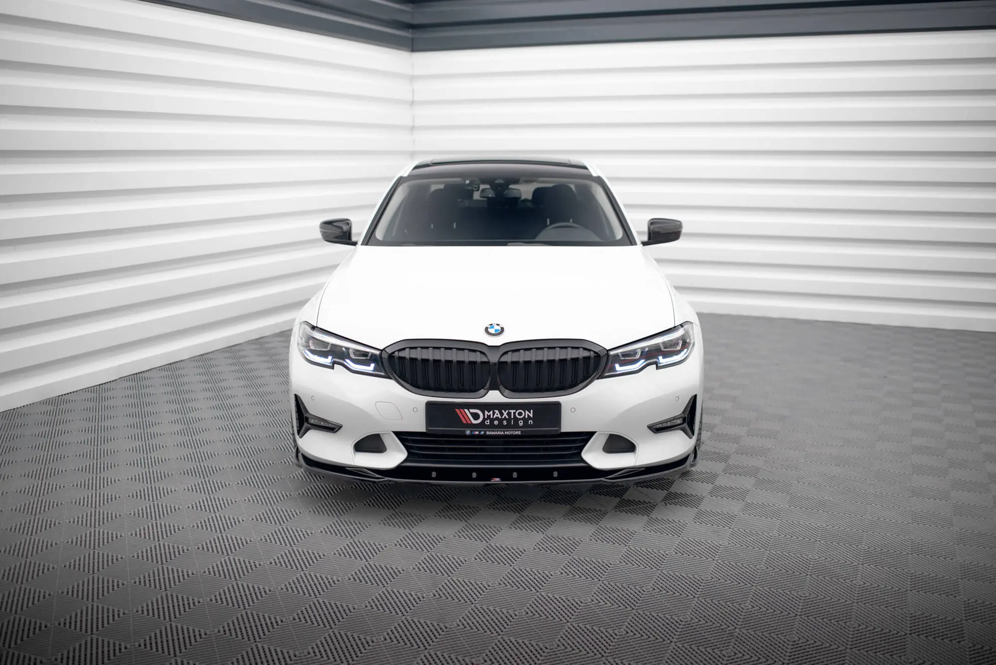 Frontspoiler BMW 3 (G20 / G21) Sport Line 2018 - 2022 | V.2 Glossy Black Edition – bilde 3