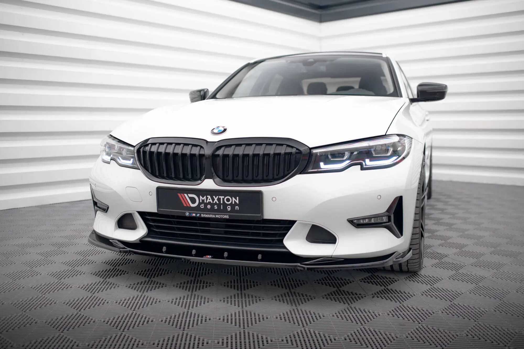 Frontspoiler BMW 3 (G20 / G21) Sport Line 2018 - 2022 | V.2 Glossy Black Edition – bilde 4