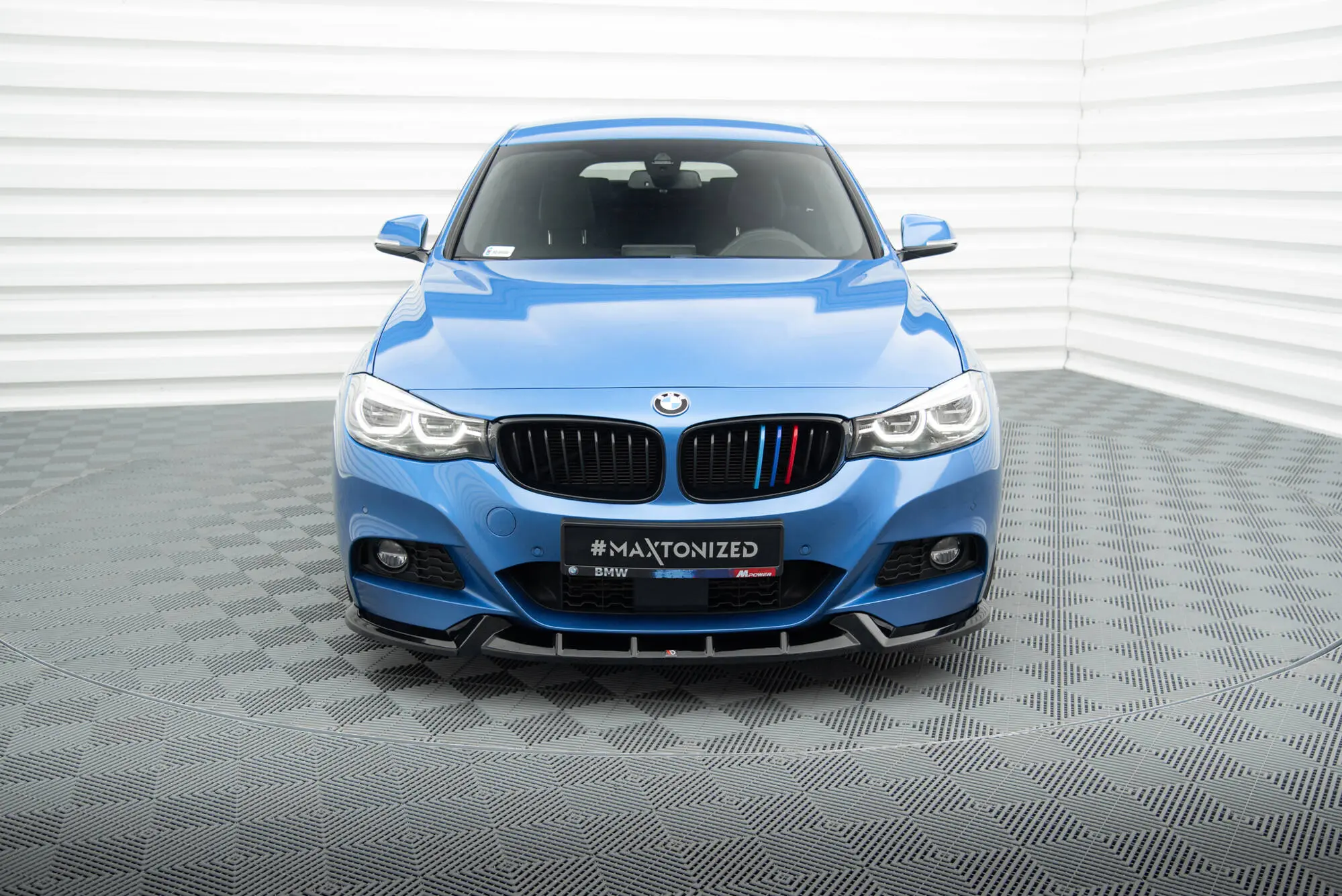 Frontspoiler BMW 3 GT (F34) M-Pakke 2013 - 2016 | V.1 Glossy Black Edition – bilde 3