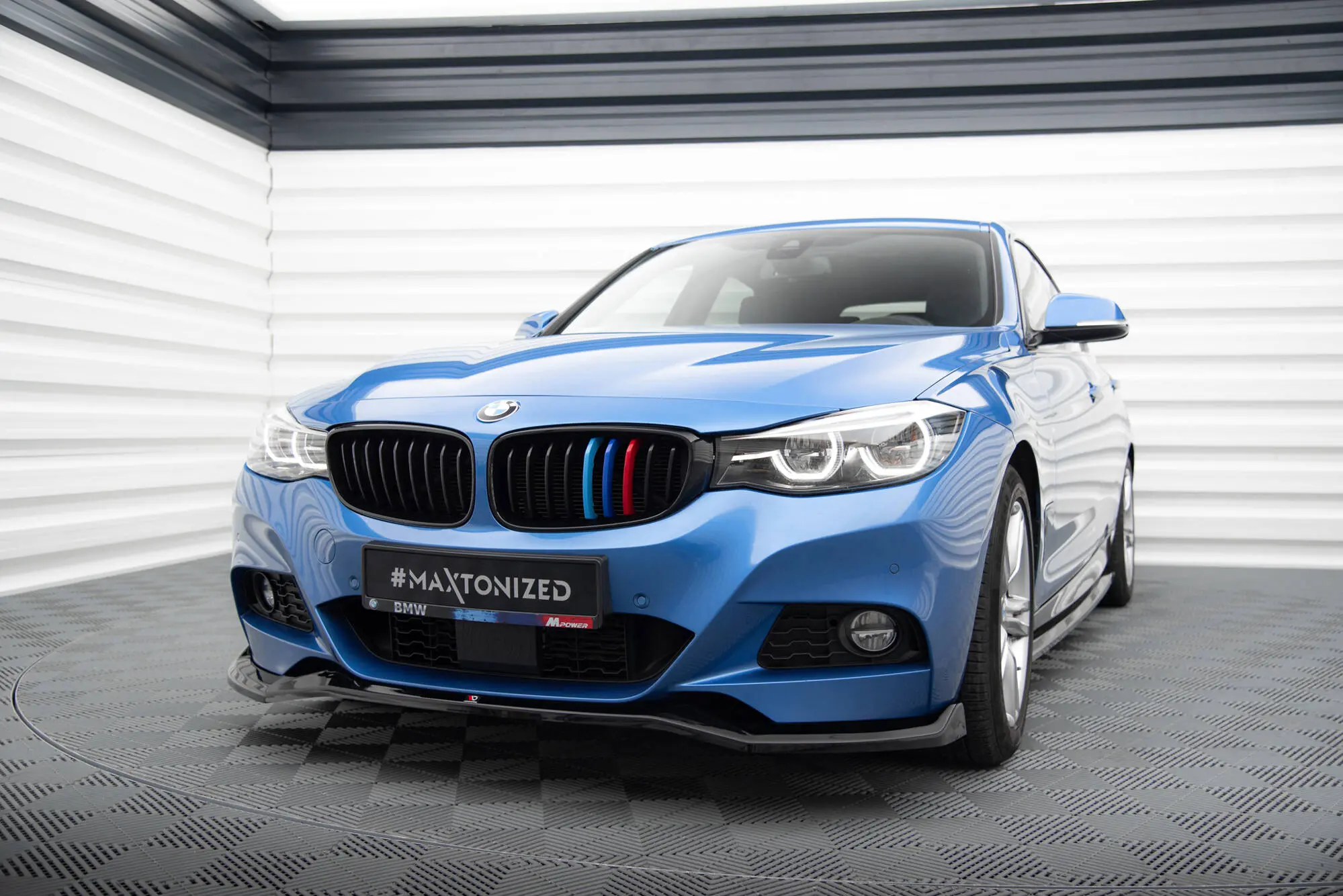 Frontspoiler BMW 3 GT (F34) M-Pakke 2013 - 2016 | V.2 Glossy Black Edition – bilde 2