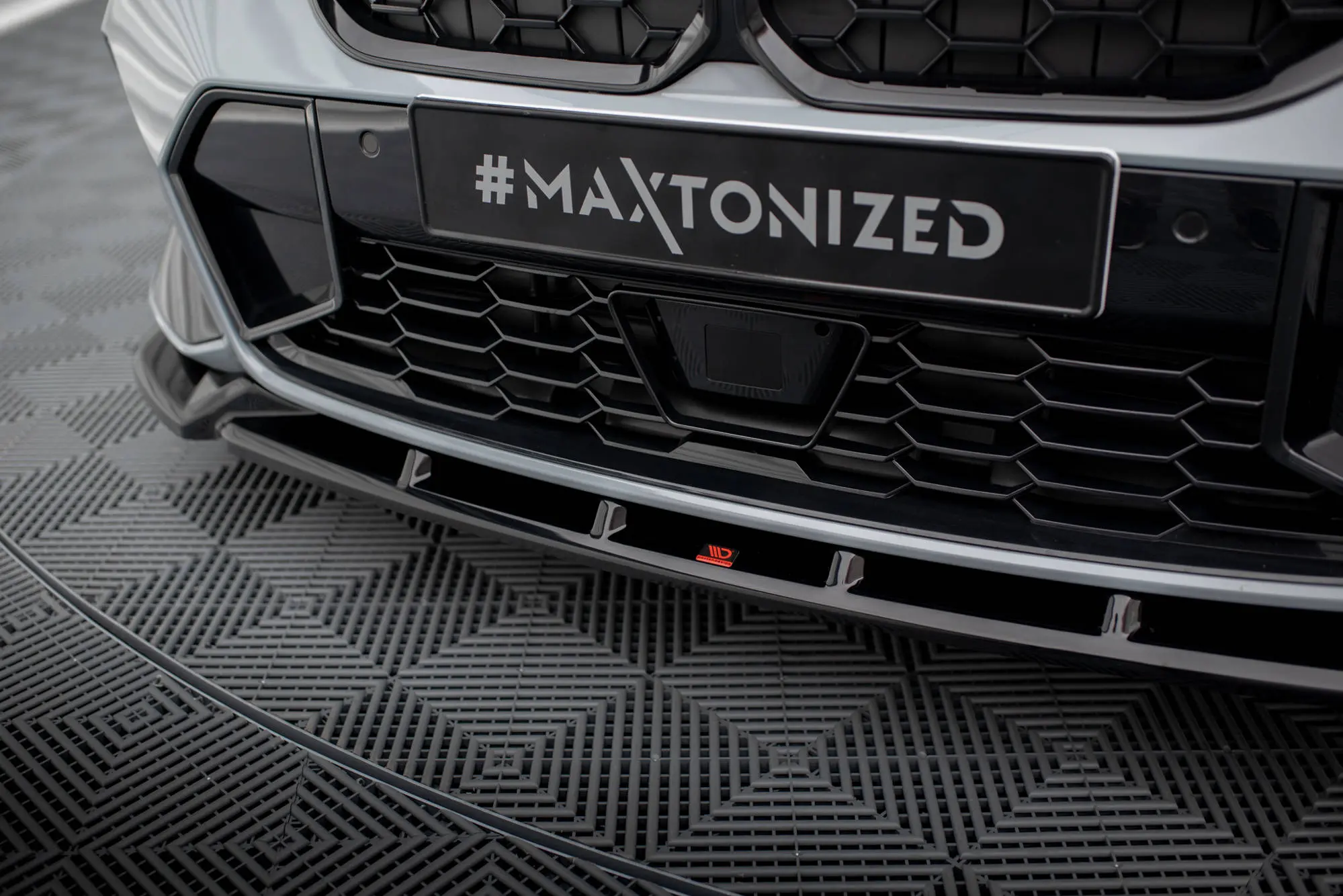 Frontspoiler BMW 3 M340i (G20 / G21) / BMW 3 (G20 / G21 ) M-Pakke LCI 2022-> | V.1 Glossy Black Edition – bilde 2