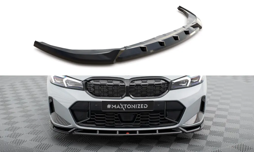 Frontspoiler BMW 3 M340i (G20 / G21) / BMW 3 (G20 / G21 ) M-Pakke LCI 2022-> | V.1 Glossy Black Edition – bilde 3