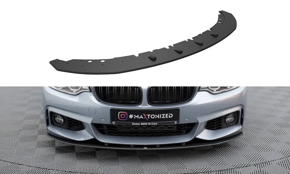 Frontspoiler BMW 4 Coupe (F32) M-Pakke 2013 - 2020 | Street Pro Black Edition Image 2