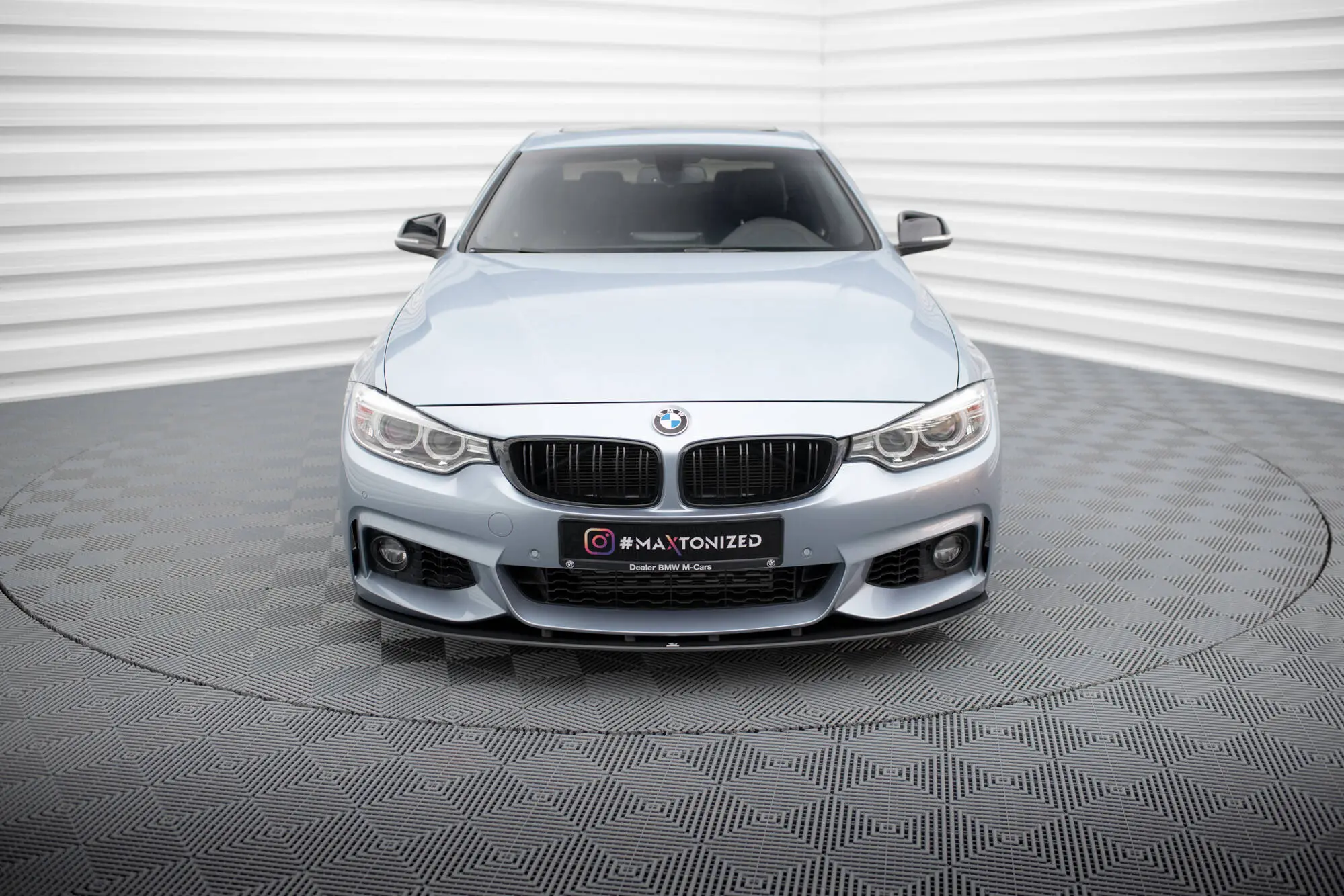 Frontspoiler BMW 4 Coupe (F32) M-Pakke 2013 - 2020 | Street Pro Black Edition Image 3