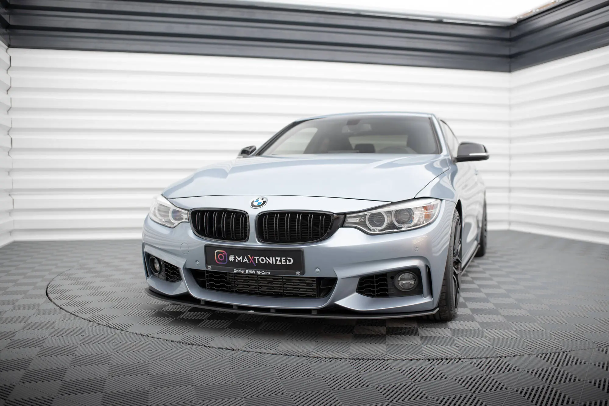 Frontspoiler BMW 4 Coupe (F32) M-Pakke 2013 - 2020 | Street Pro Black Edition Image 4