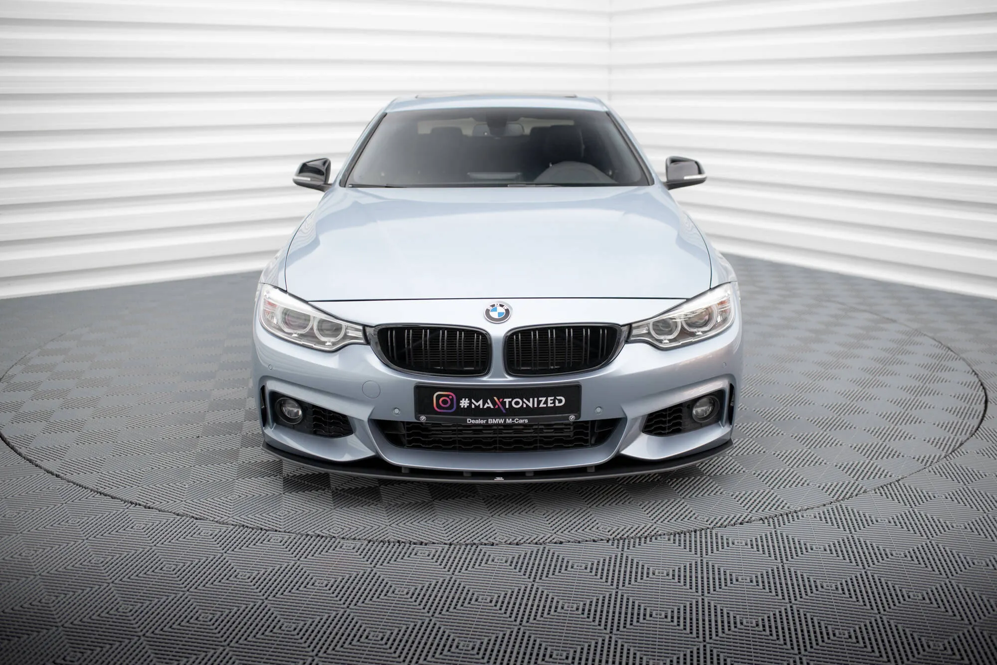 Frontspoiler BMW 4 Coupe (F32) M-Pakke 2013 - 2020 | Street Pro Black Edition – bilde 2