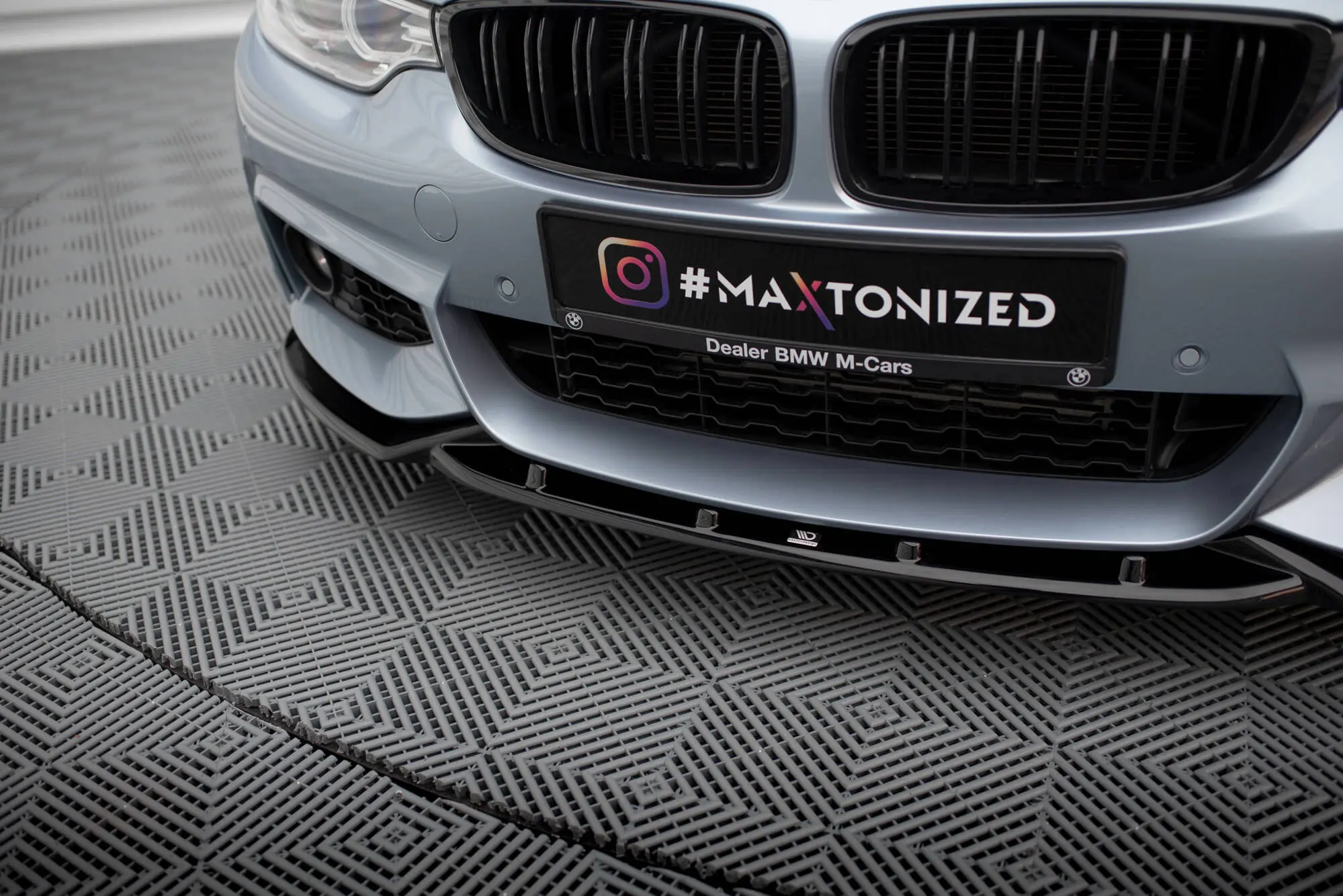 Frontspoiler BMW 4 Coupe (F32) M-Pakke 2013 - 2020 | V.3 Glossy Black Edition