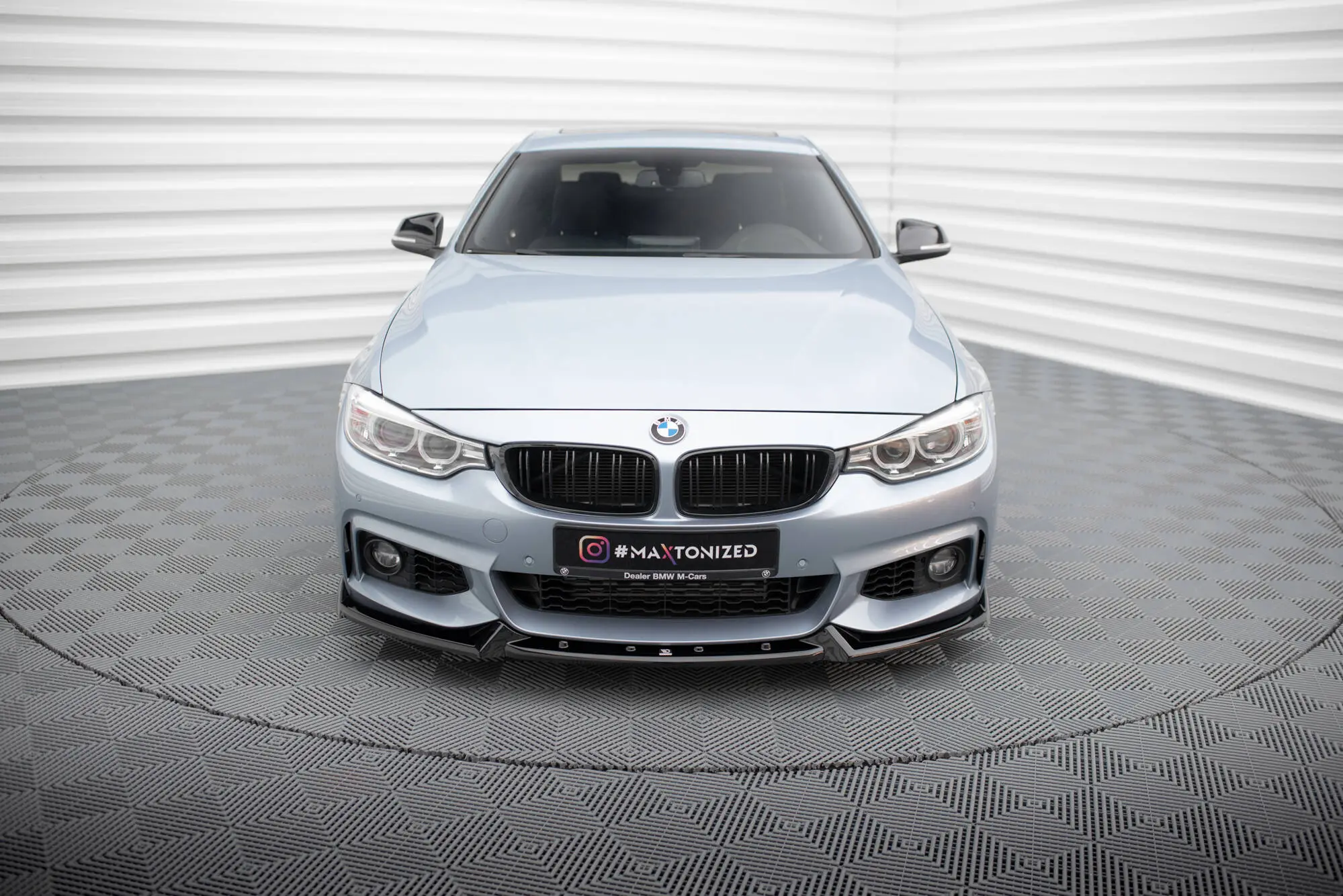 Frontspoiler BMW 4 Coupe (F32) M-Pakke 2013 - 2020 | V.4 Glossy Black Edition – bilde 3
