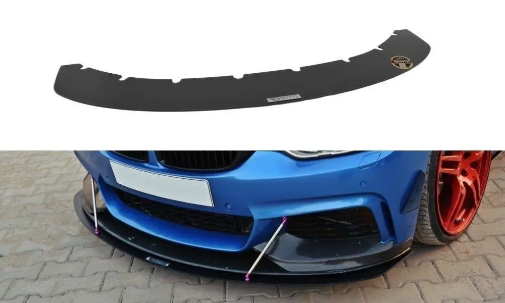 Frontspoiler BMW 4 (F32 / F33) M-Pakke / M-Performance 2013-2020 | V.3 Racing Black Edition – bilde 2