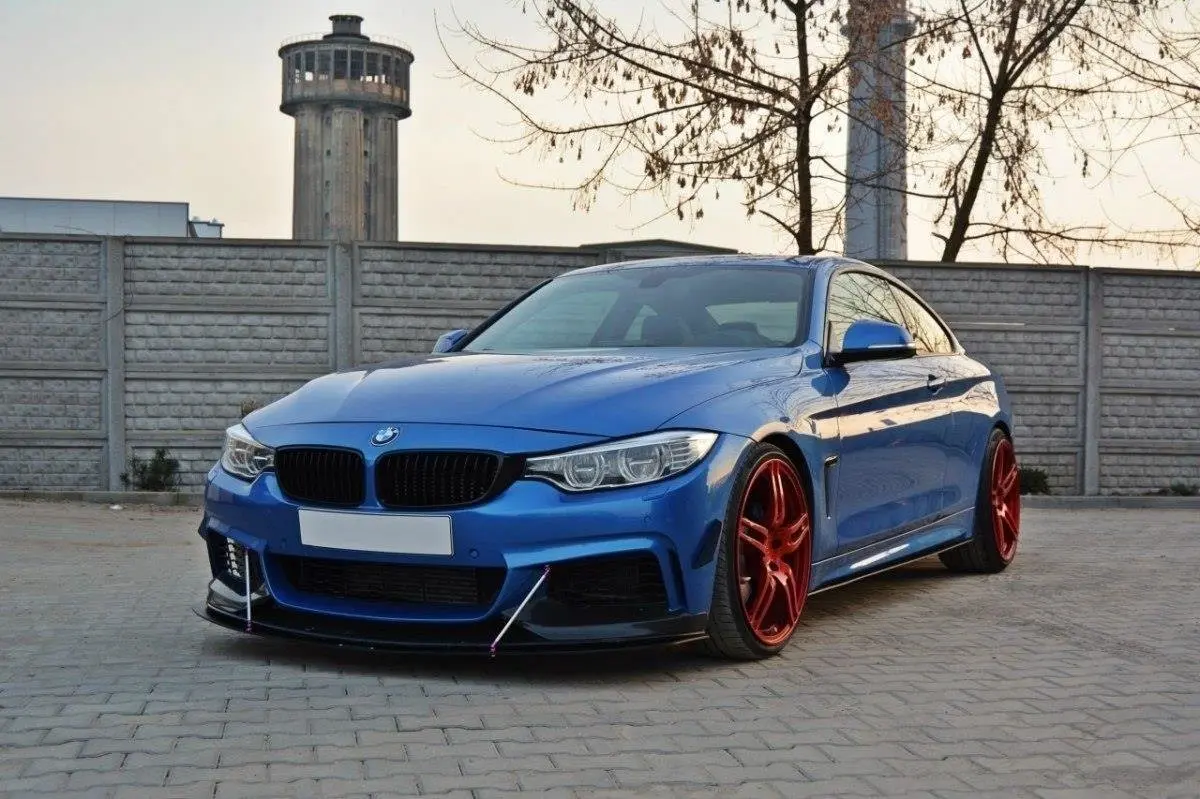 Frontspoiler BMW 4 (F32 / F33) M-Pakke / M-Performance 2013-2020 | V.3 Racing Black Edition – bilde 3