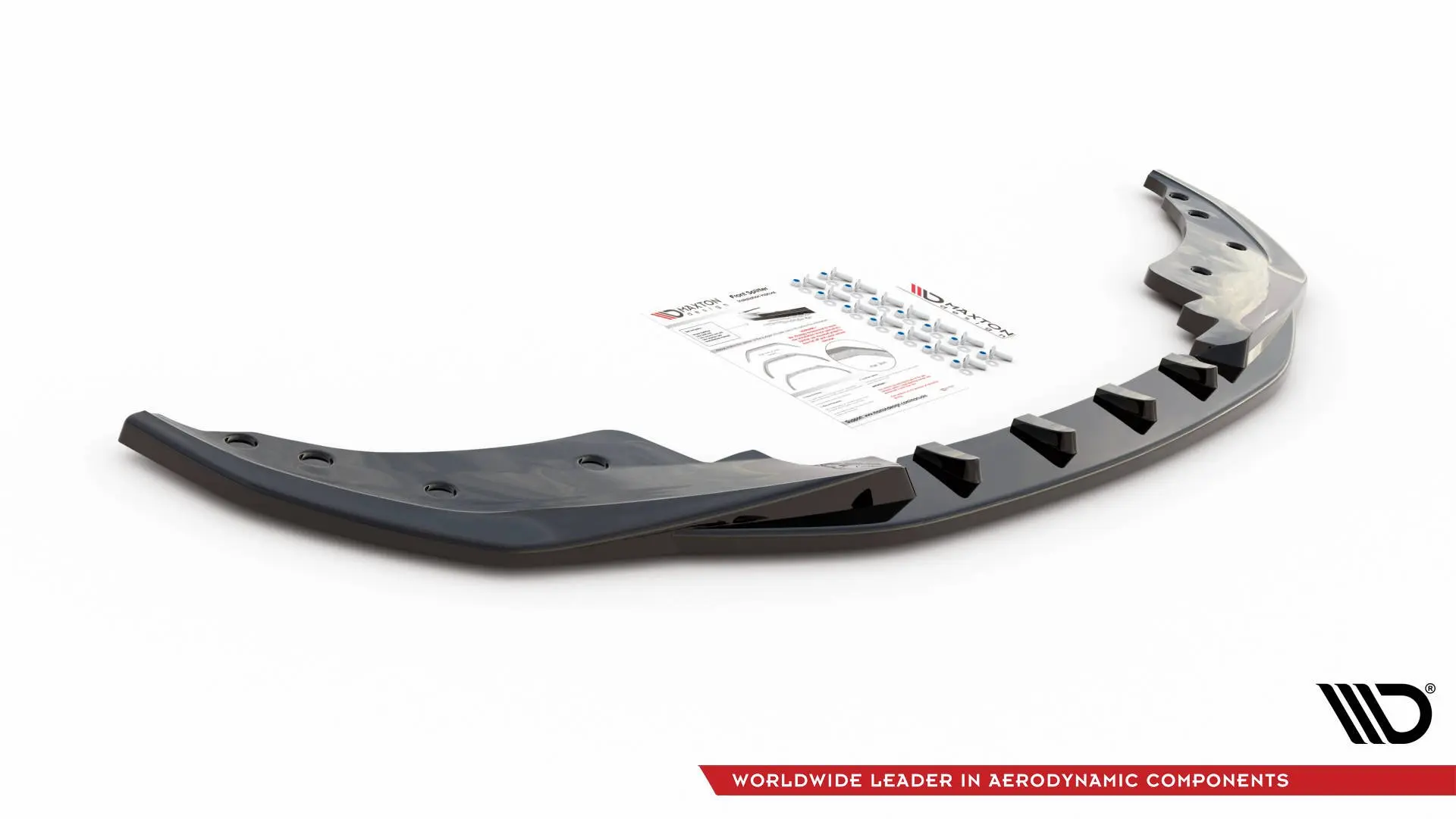 Frontspoiler BMW 4 (G22 / G23) M-Pakke 2020-> | V.1 Glossy Black Edition – bilde 4