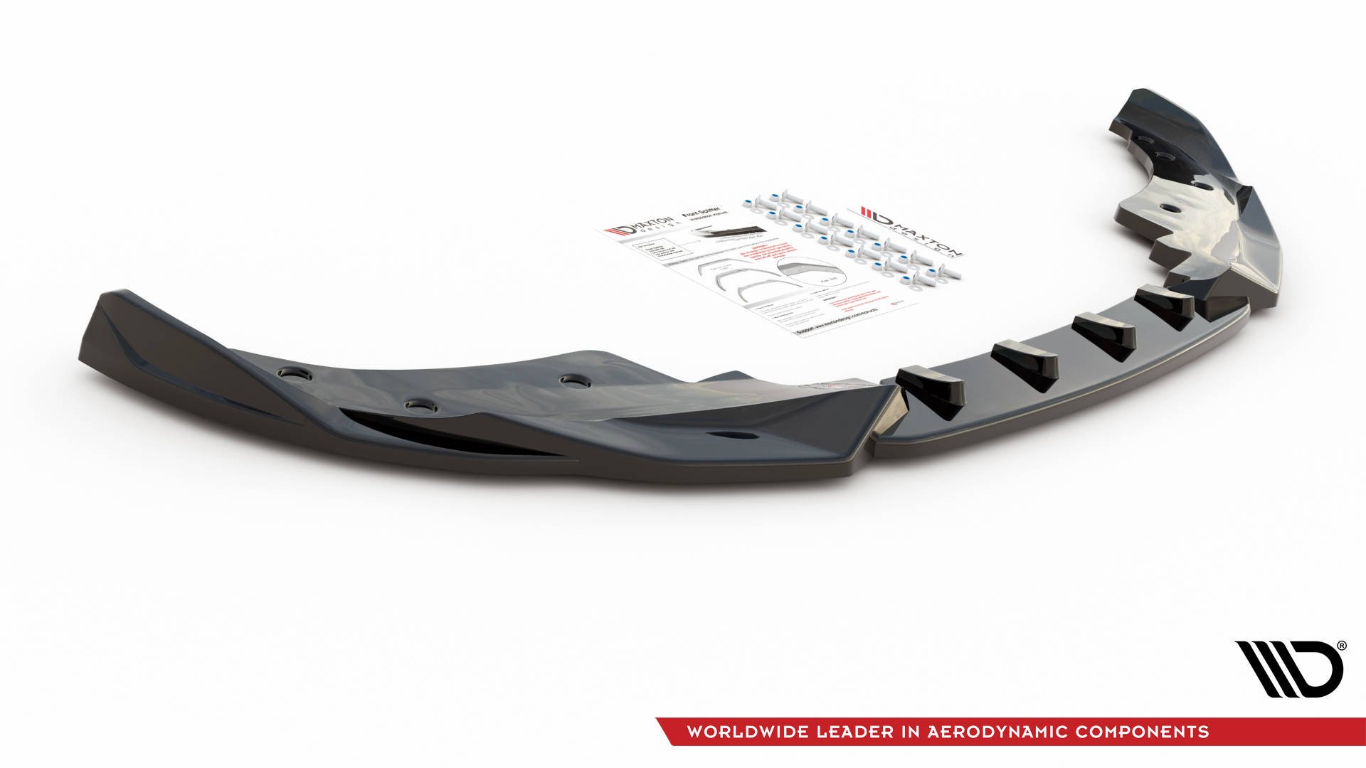 Frontspoiler BMW 4 (G22 / G23) M-Pakke 2020-> | V.2 Glossy Black Edition – bilde 4