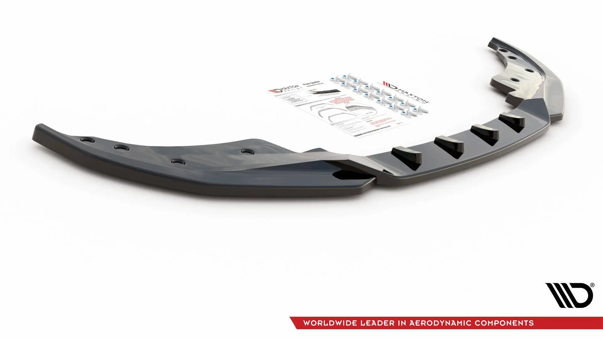 Frontspoiler BMW 4 (G22 / G23) M-Pakke 2020-> | V.4 Glossy Black Edition – bilde 4