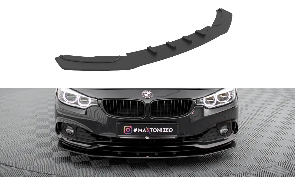 Frontspoiler BMW 4 Gran Coupe (F36) 2014-2017 | Street Pro Black Edition – bilde 2