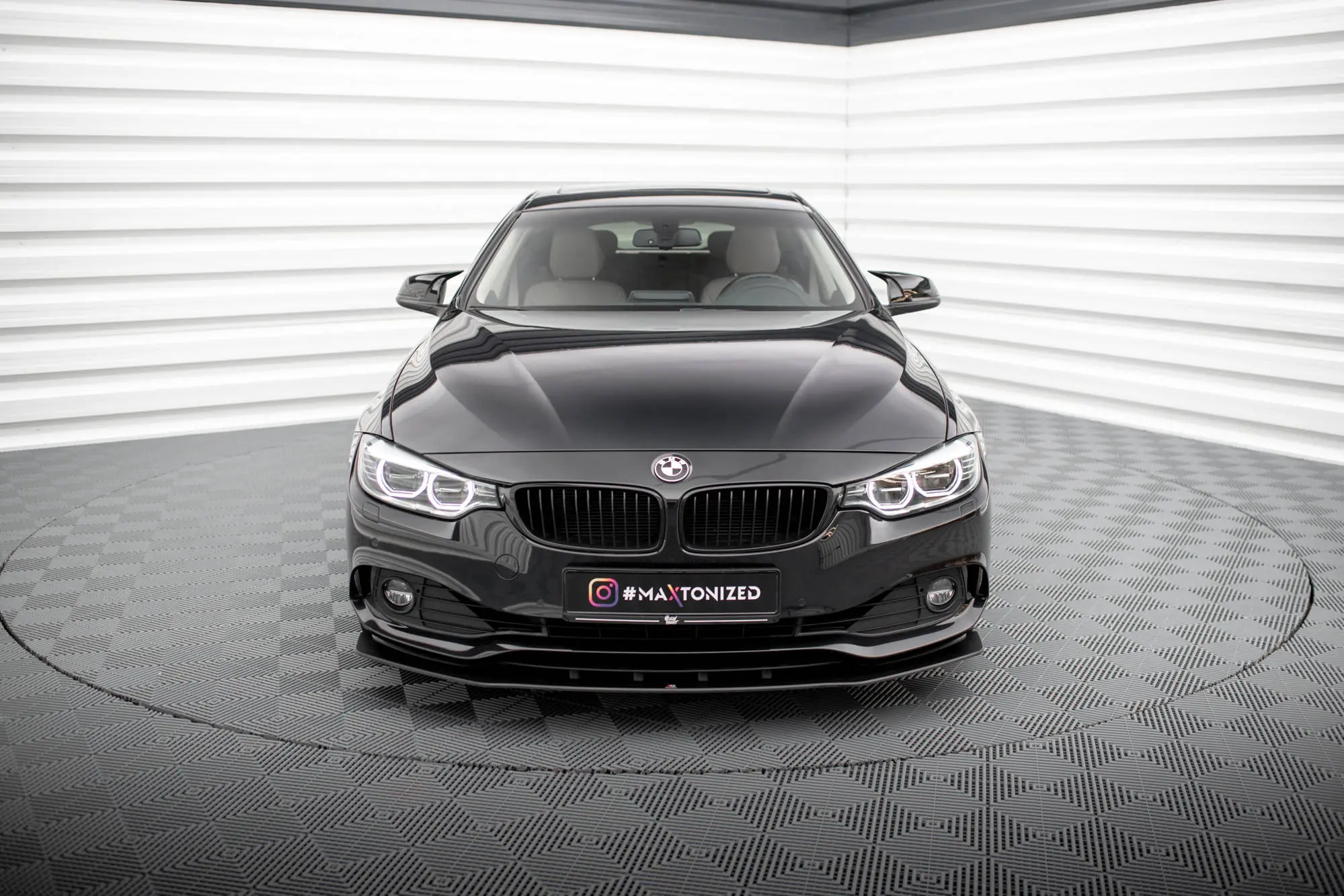 Frontspoiler BMW 4 Gran Coupe (F36) 2014-2017 | Street Pro Black Edition – bilde 3