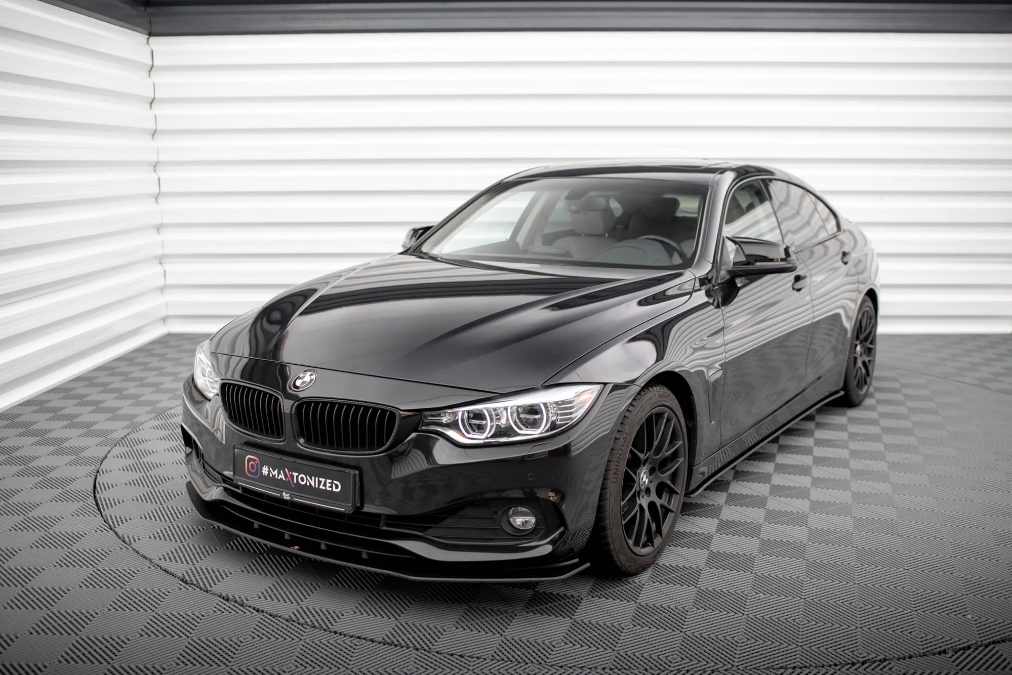 Frontspoiler BMW 4 Gran Coupe (F36) 2014-2017 | Street Pro Black Edition – bilde 3