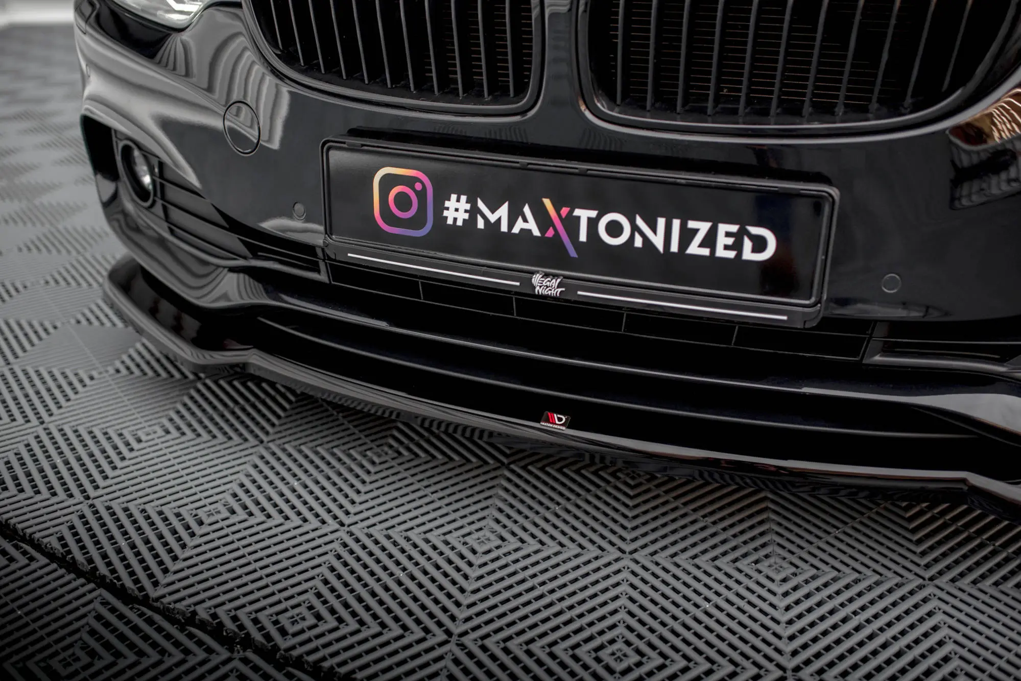 Frontspoiler BMW 4 Gran Coupe (F36) 2014-2017 | V.1 Glossy Black Edition