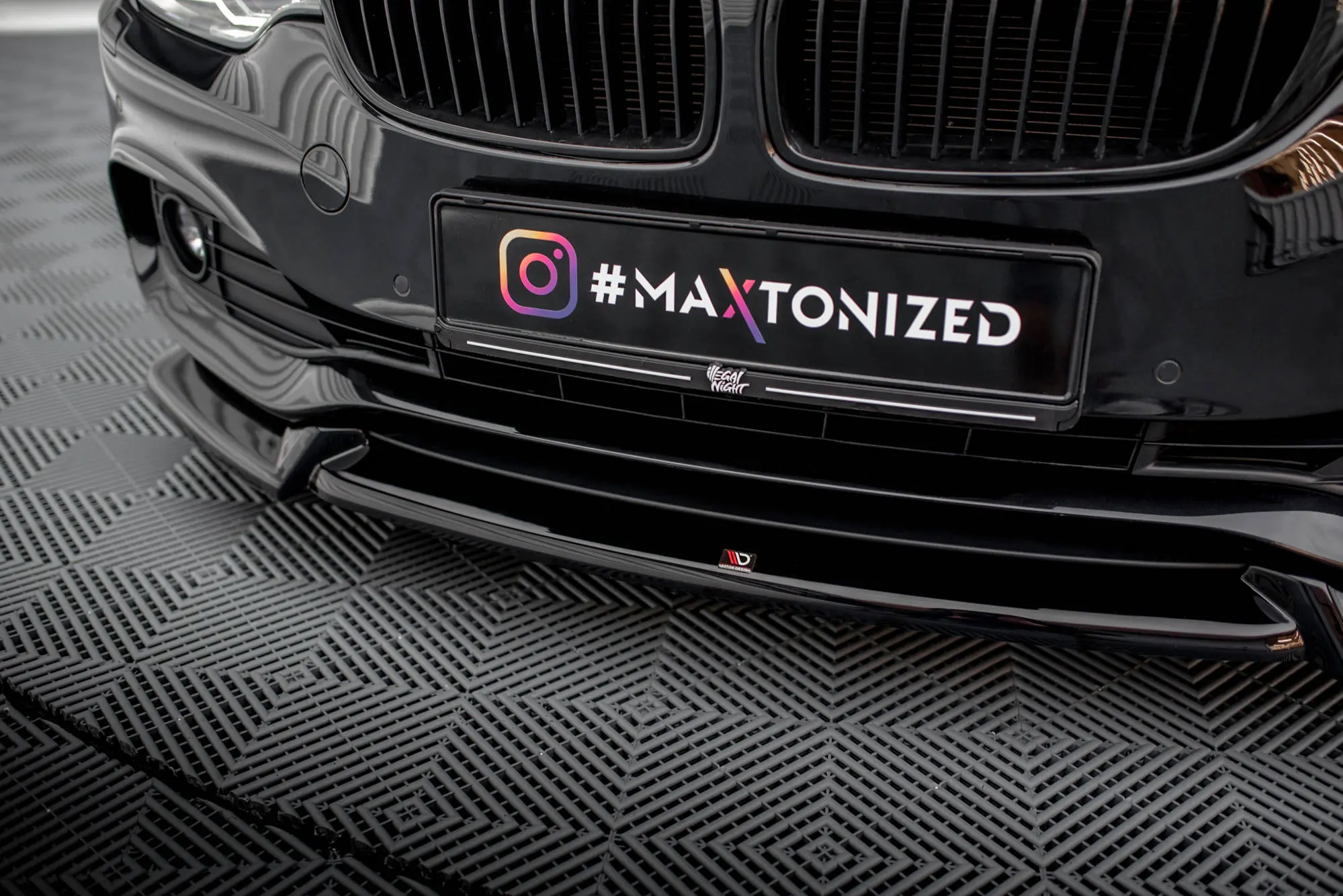 Frontspoiler BMW 4 Gran Coupe (F36) 2014-2017 | V.2 Glossy Black Edition