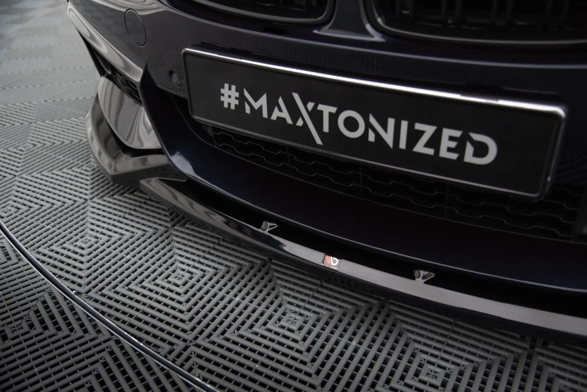 Frontspoiler BMW 4 Gran Coupe (F36) M-Pakke 2014 -2017 | V.1 Glossy Black Edition