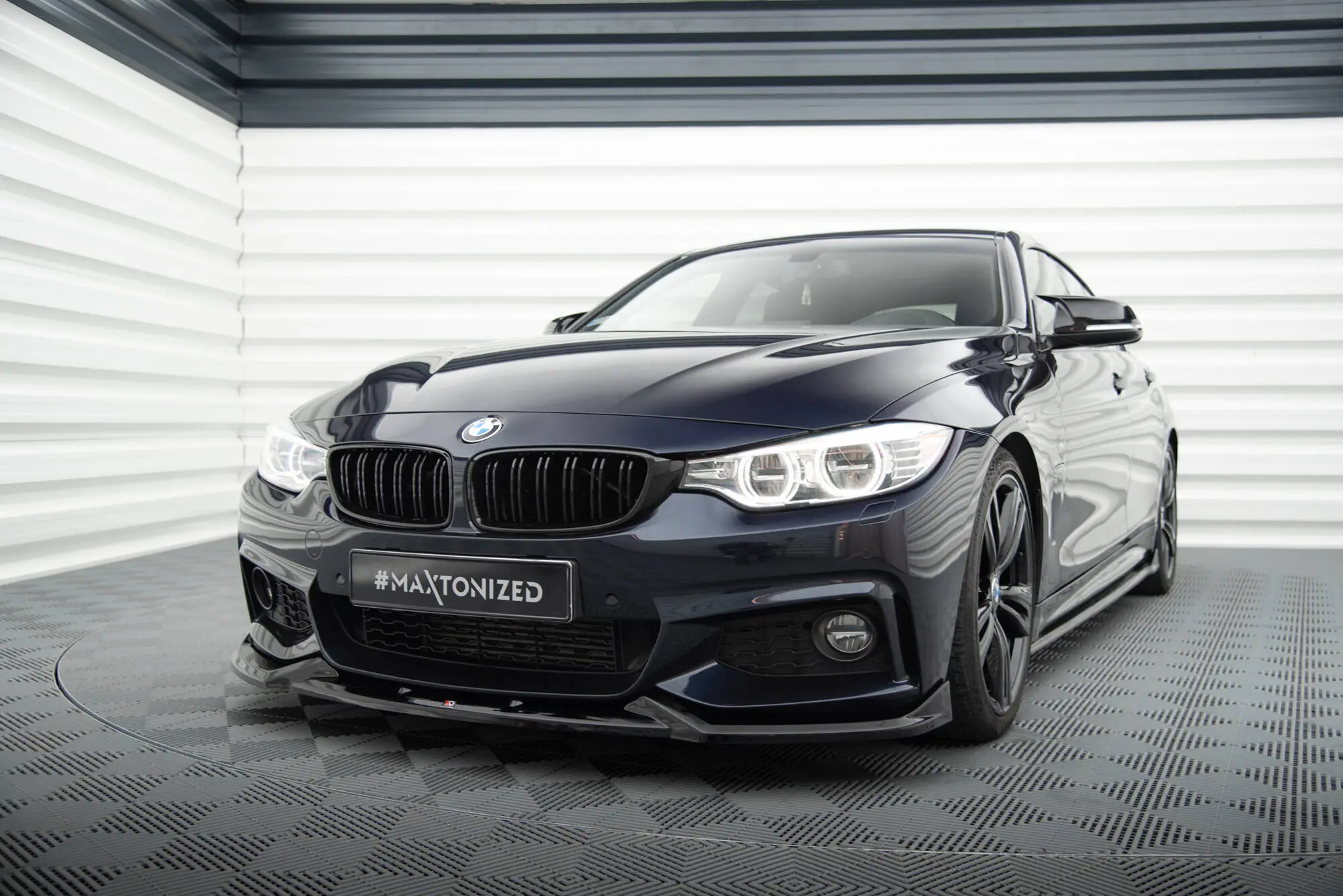 Frontspoiler BMW 4 Gran Coupe (F36) M-Pakke 2014 -2017 | V.1 Glossy Black Edition – bilde 2
