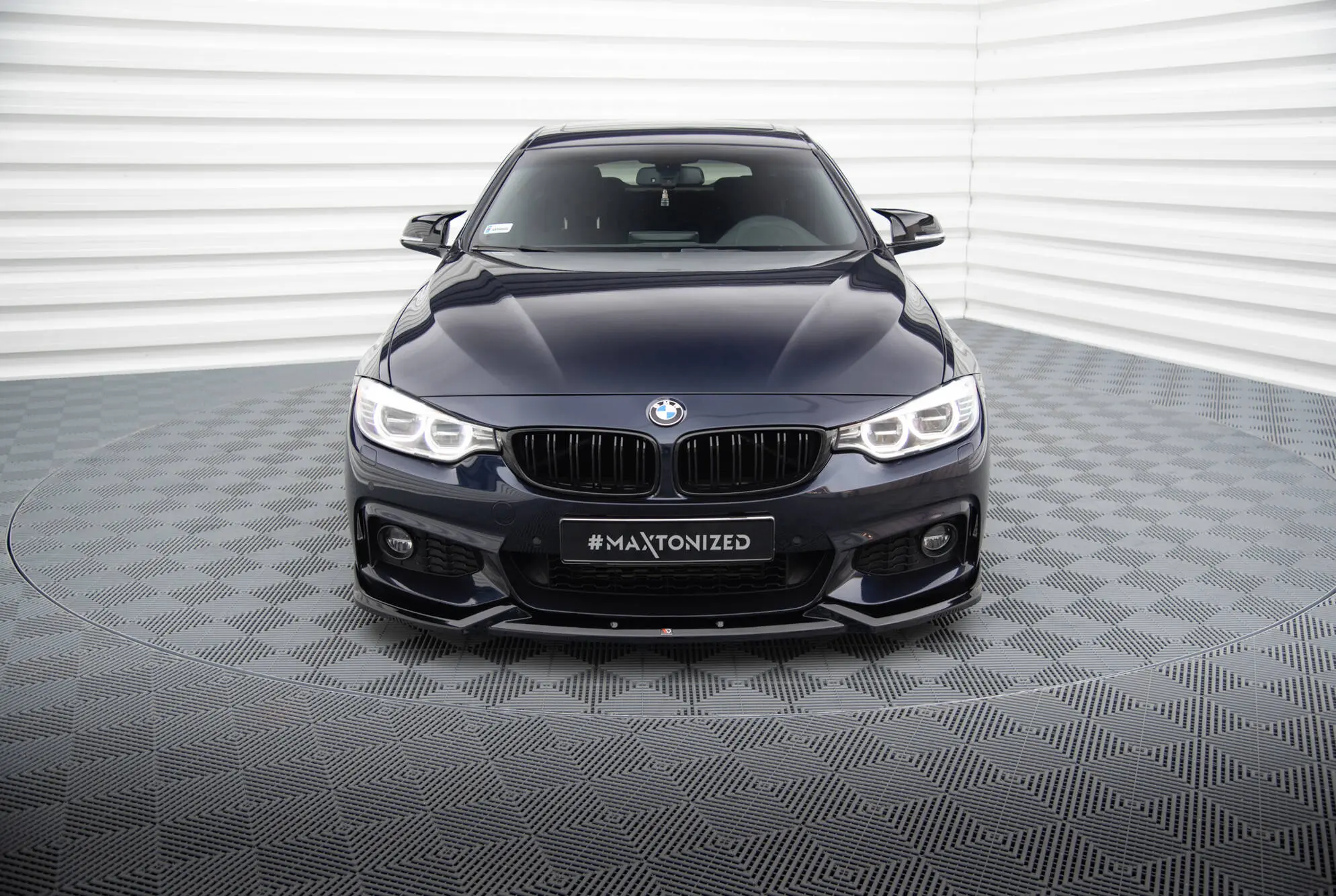 Frontspoiler BMW 4 Gran Coupe (F36) M-Pakke 2014 -2017 | V.1 Glossy Black Edition – bilde 4