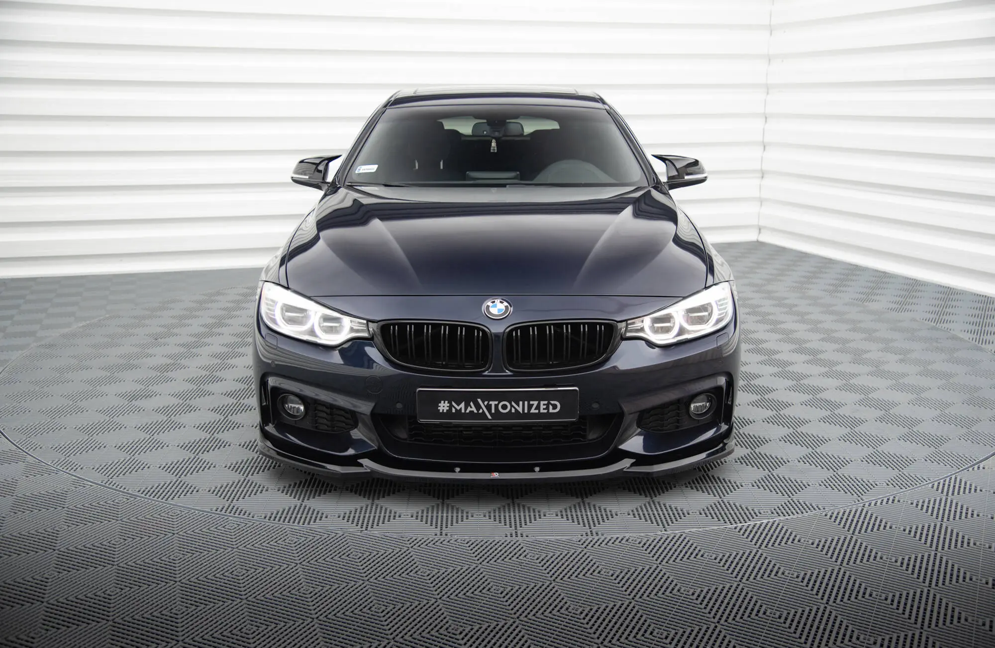 Frontspoiler BMW 4 Gran Coupe (F36) M-Pakke 2014 -2017 | V.2 Glossy Black Edition – bilde 3