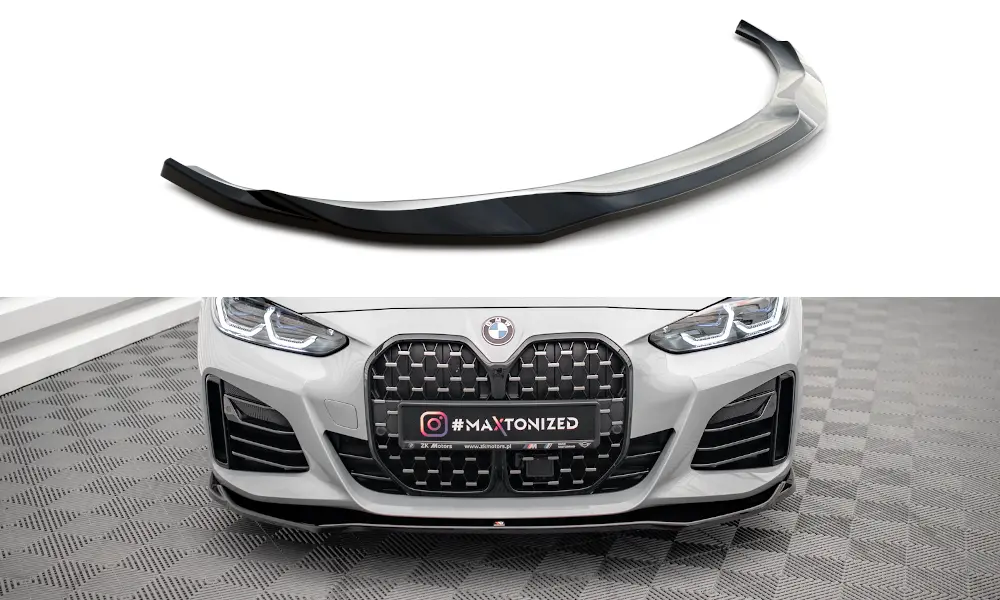 Frontspoiler BMW 4 Gran Coupe (G26) / BMW i4 (G26) M-Pakke 2021-> | V.1 Glossy Black Edition Image 4