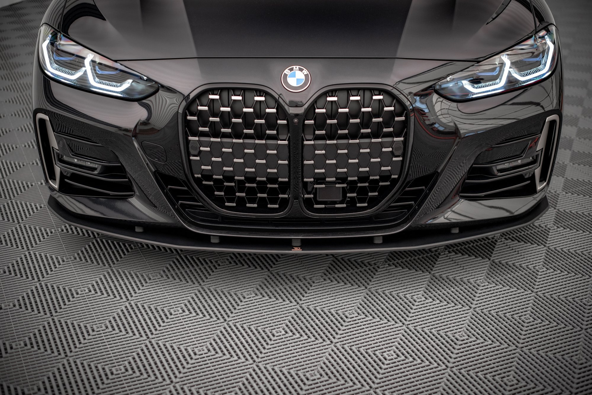 Frontspoiler BMW 4 (M-Pack/M440i) (G22/G23) 2020 -> | Sport Glossy Black Edition