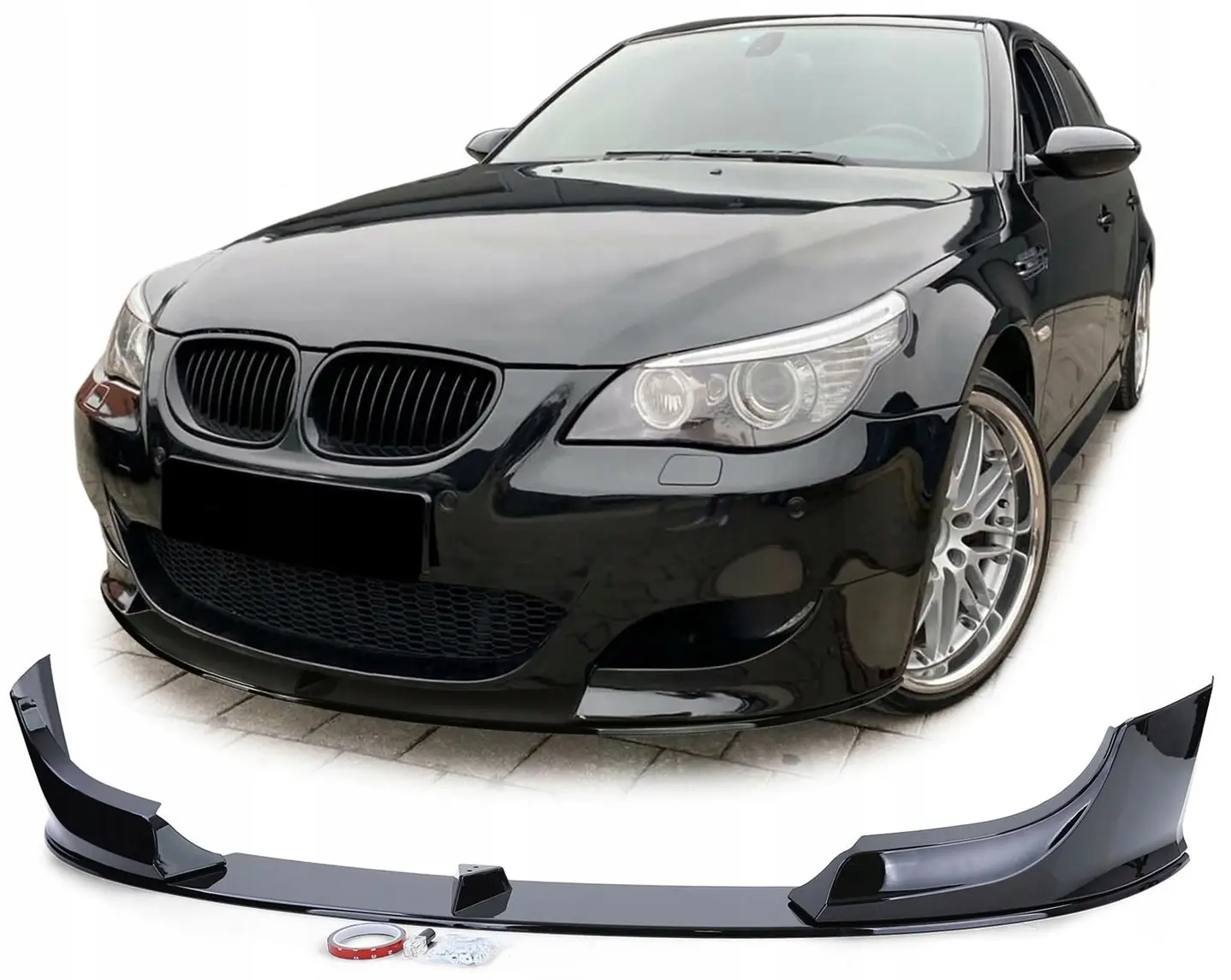 Frontspoiler BMW 5 (E60/ E61) 2003 - 2010 | M Performance Design Glossy Black Edition