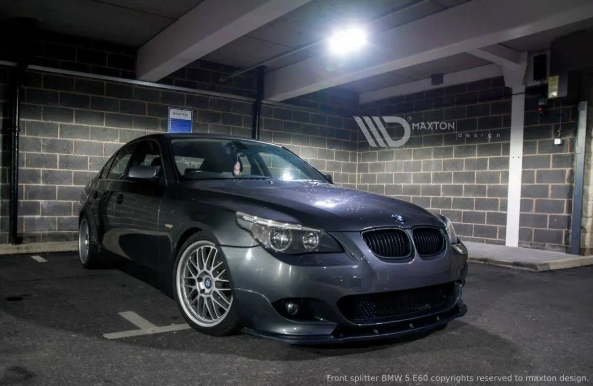 Frontspoiler BMW 5 (E60/E61) M-Pack 2003 - 2010 | Glossy Black Edition – bilde 2