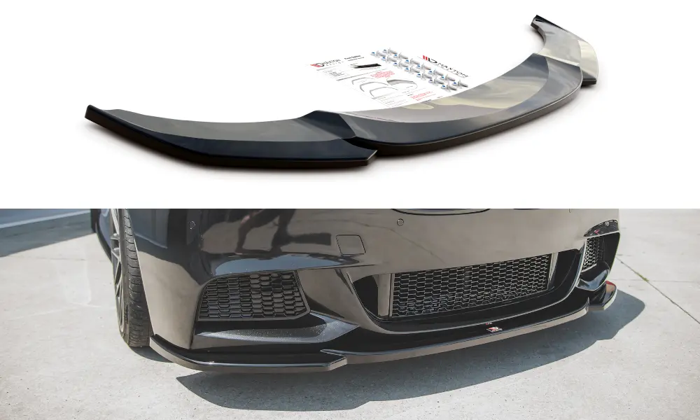Frontspoiler BMW 5 (F10/F11) M-Pakke 2010 - 2017 | V.4 Glossy Black Edition – bilde 2
