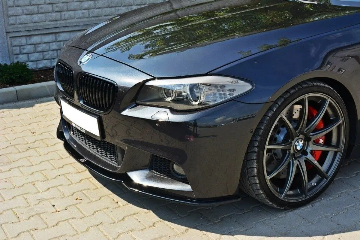 Frontspoiler BMW 5 (F10 / F11) M-Pakke 2011 - 2017 | V.2 Glossy Black Edition – bilde 4
