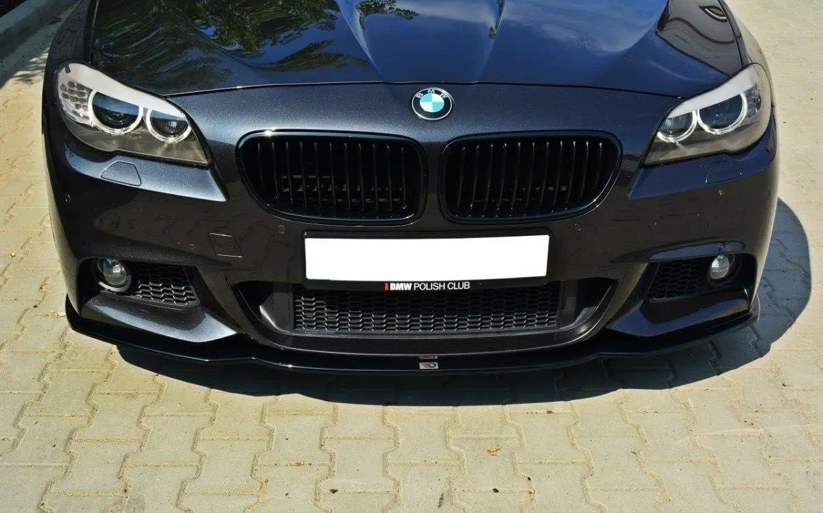 Frontspoiler BMW 5 (F10 / F11) M-Pakke 2011 - 2017 | V.2 Glossy Black Edition – bilde 5