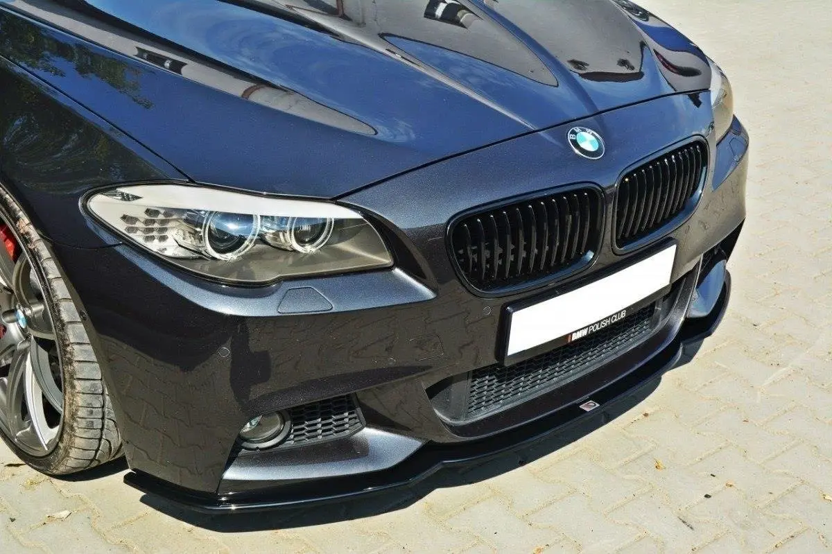 Frontspoiler BMW 5 (F10 / F11) M-Pakke 2011 - 2017 | V.2 Glossy Black Edition – bilde 6