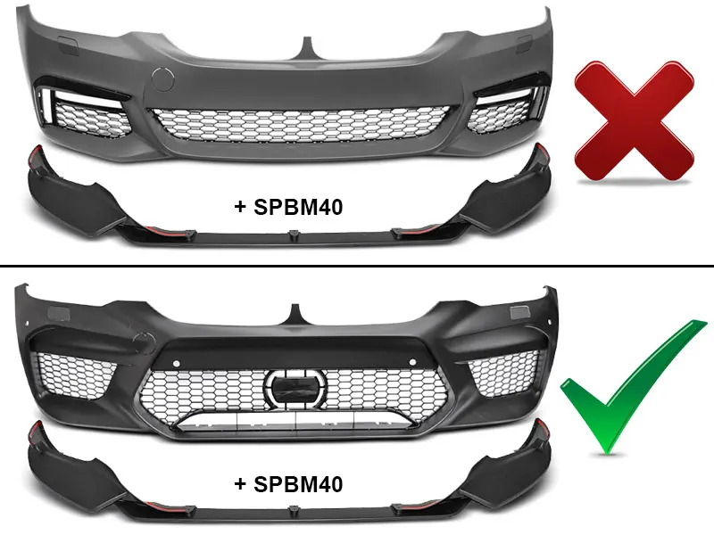 Frontspoiler BMW 5 (G30/G31) 2017 - 2020  | SPORT STYLE – bilde 4