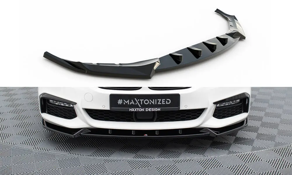Frontspoiler BMW 5 (G30 / G31) M-Pakke 2017 - 2020 | V.4 Glossy Black Edition – bilde 2