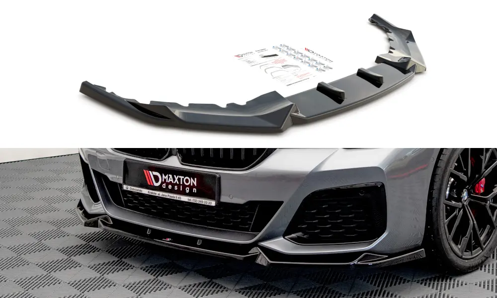 Frontspoiler BMW 5 (G30 / G31) M-Pakke Facelift 2020 - 2023 | V.1 Glossy Black Edition – bilde 4