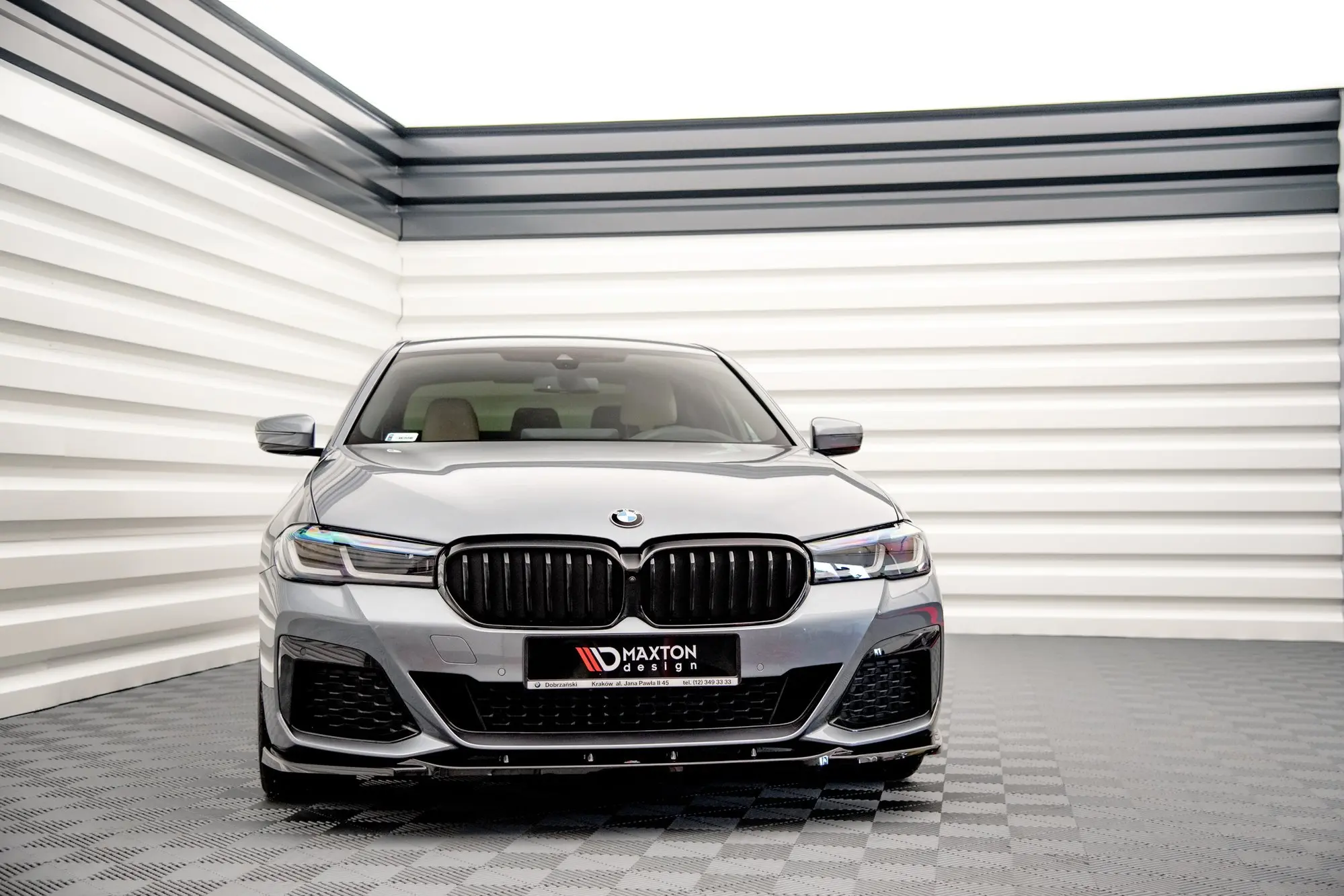 Frontspoiler BMW 5 (G30 / G31) M-Pakke Facelift 2020 - 2023 | V.2 Glossy Black Edition
