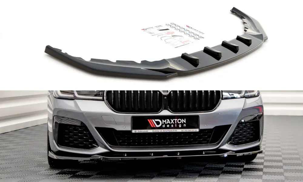 Frontspoiler BMW 5 (G30 / G31) M-Pakke Facelift 2020 - 2023 | V.2 Glossy Black Edition – bilde 2