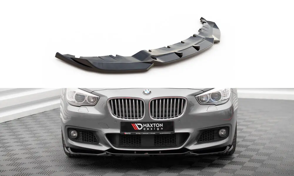 Frontspoiler BMW 5 Gran Turismo (F07) M-Pack 2009 - 2013 | Glossy Black Edition – bilde 2